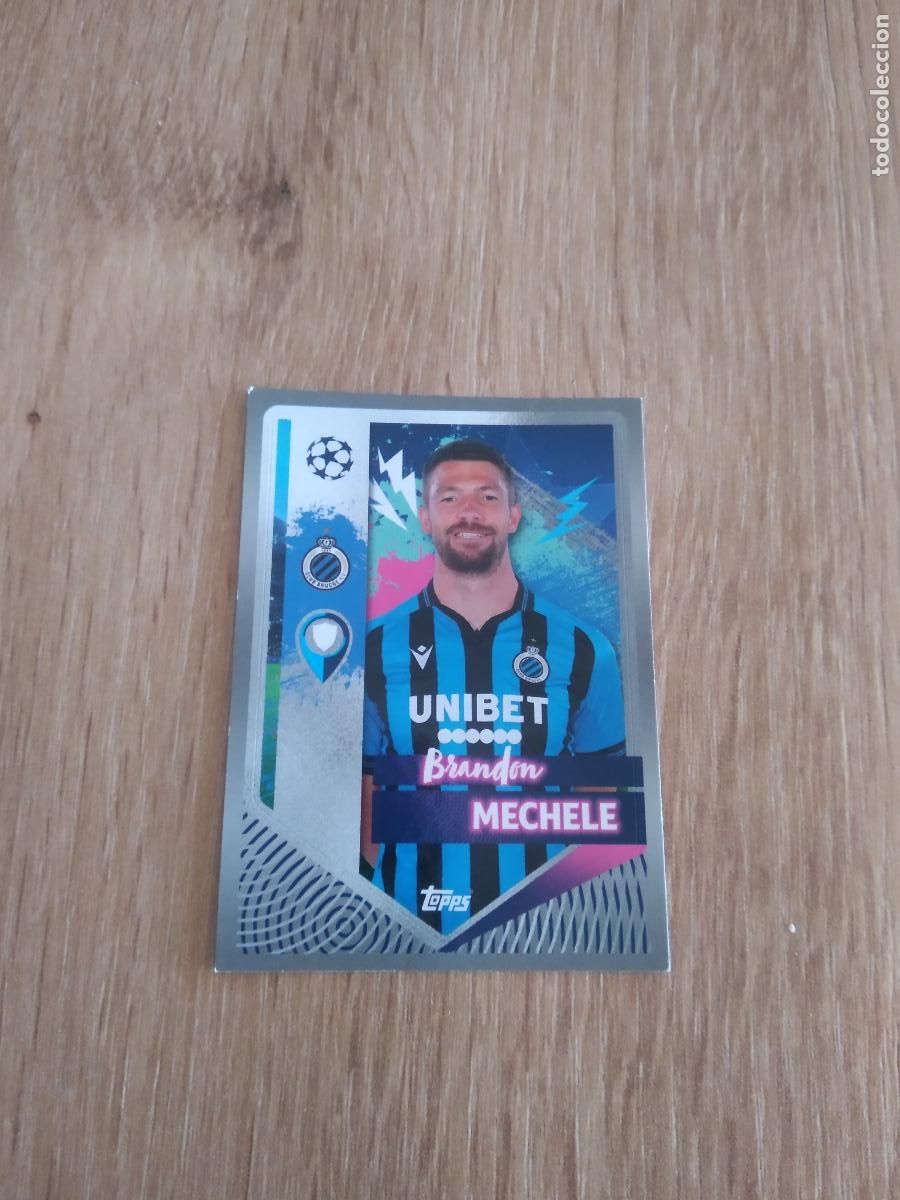 Cromos de F&uacute;tbol: 155 BRANDON MECHELE BRUJAS BRUGGE CROMO FUTBOL UEFA CHAMPIONS LEAGUE 2022-2023 TOPPS 22-23