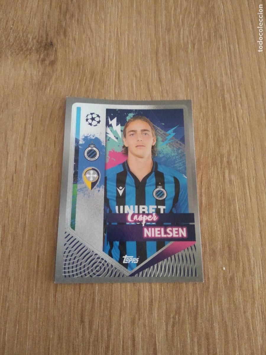 Cromos de F&uacute;tbol: 160 CASPER NIELSEN BRUJAS BRUGGE CROMO FUTBOL UEFA CHAMPIONS LEAGUE 2022-2023 TOPPS 22-23