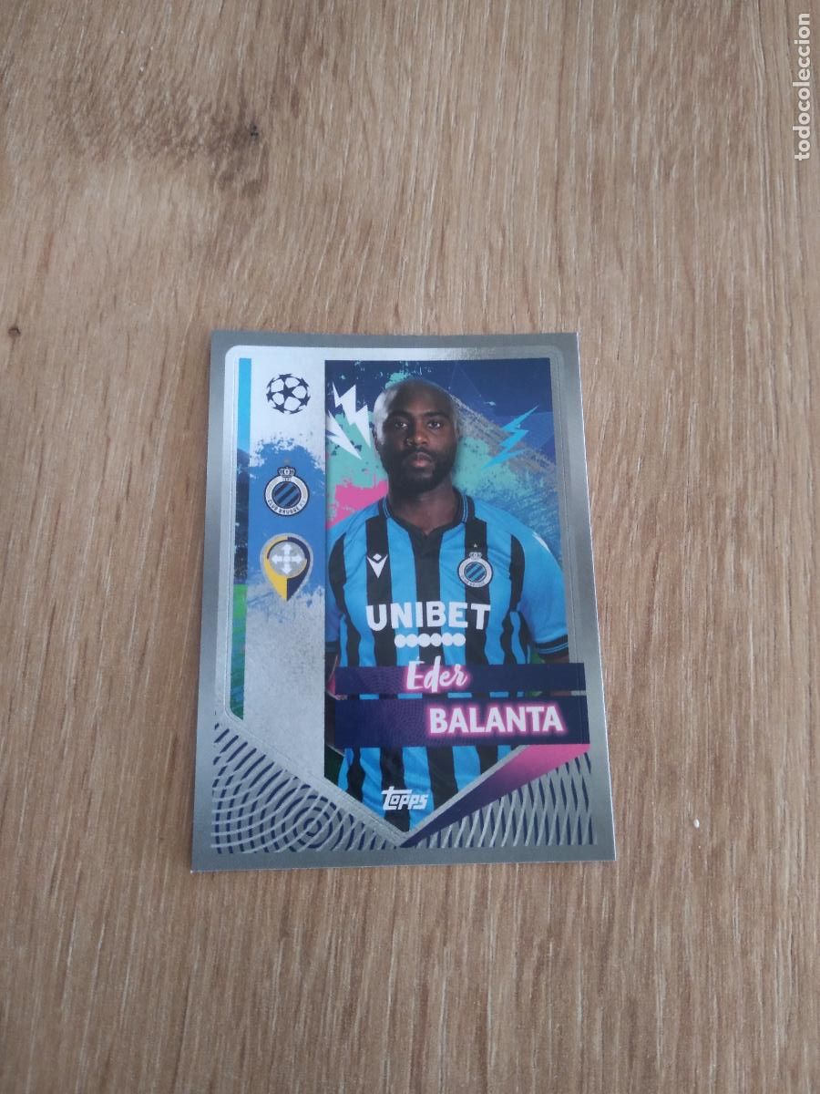 Cromos de F&uacute;tbol: 161 EDER BALANTA BRUJAS BRUGGE CROMO FUTBOL UEFA CHAMPIONS LEAGUE 2022-2023 TOPPS 22-23