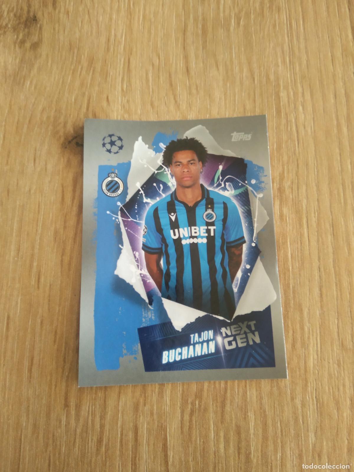 Cromos de F&uacute;tbol: 169 TAJON BUCHANAN BRUJAS BRUGGE CROMO FUTBOL UEFA CHAMPIONS LEAGUE 2022-2023 TOPPS 22-23