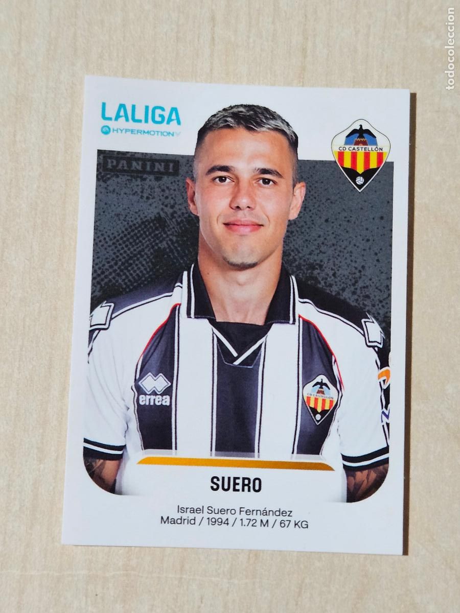 Figurine di Calcio: N&ordm; 108 SUERO - CASTELLON - CROMO - LIGA HYPERMOTION 2025 2026 SEGUNDA DIVISION 25 26