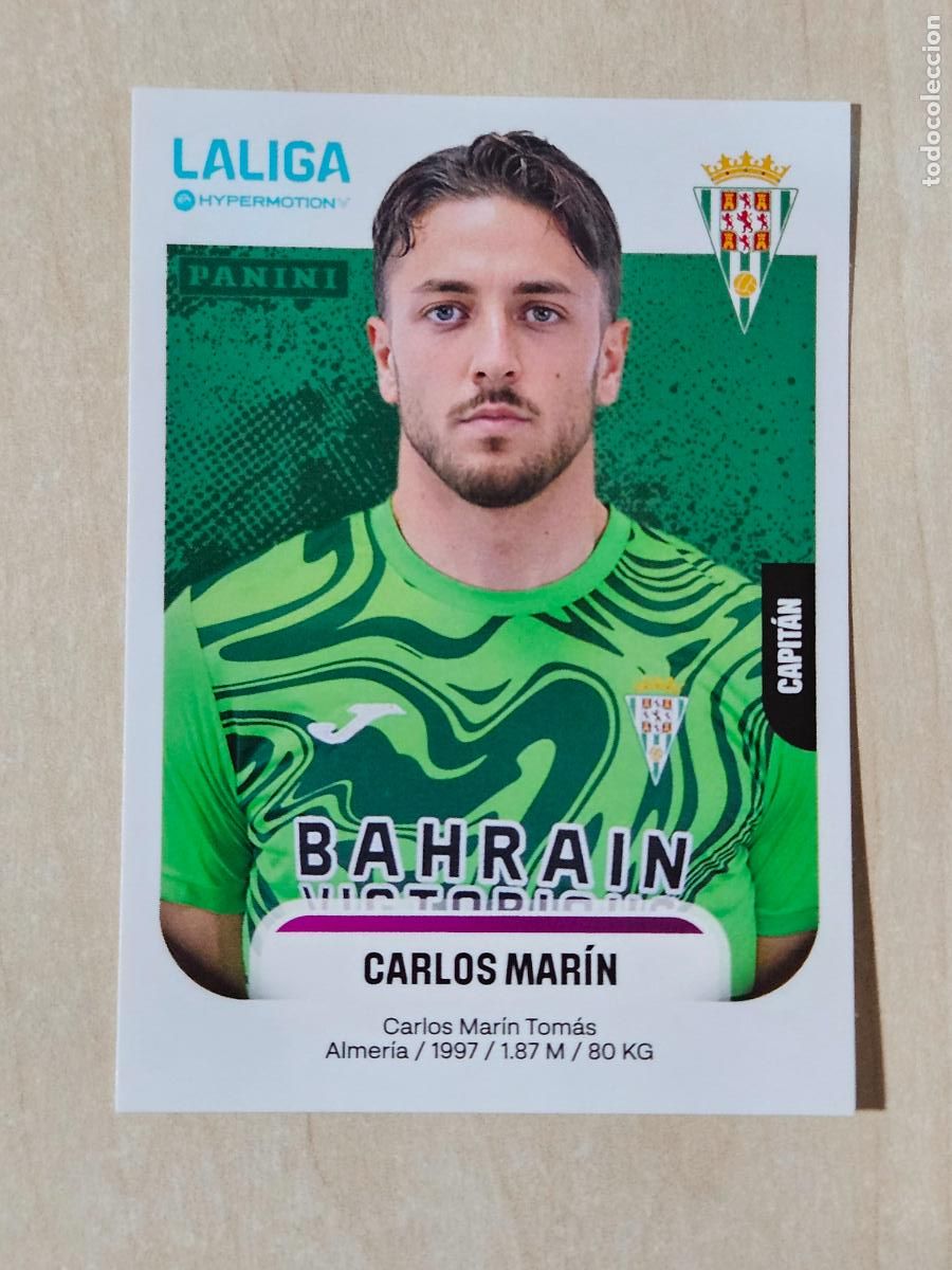 Figurine di Calcio: N&ordm; 137 CARLOS MARIN - CORDOBA - CROMO - LIGA HYPERMOTION 2025 2026 SEGUNDA DIVISION 25 26