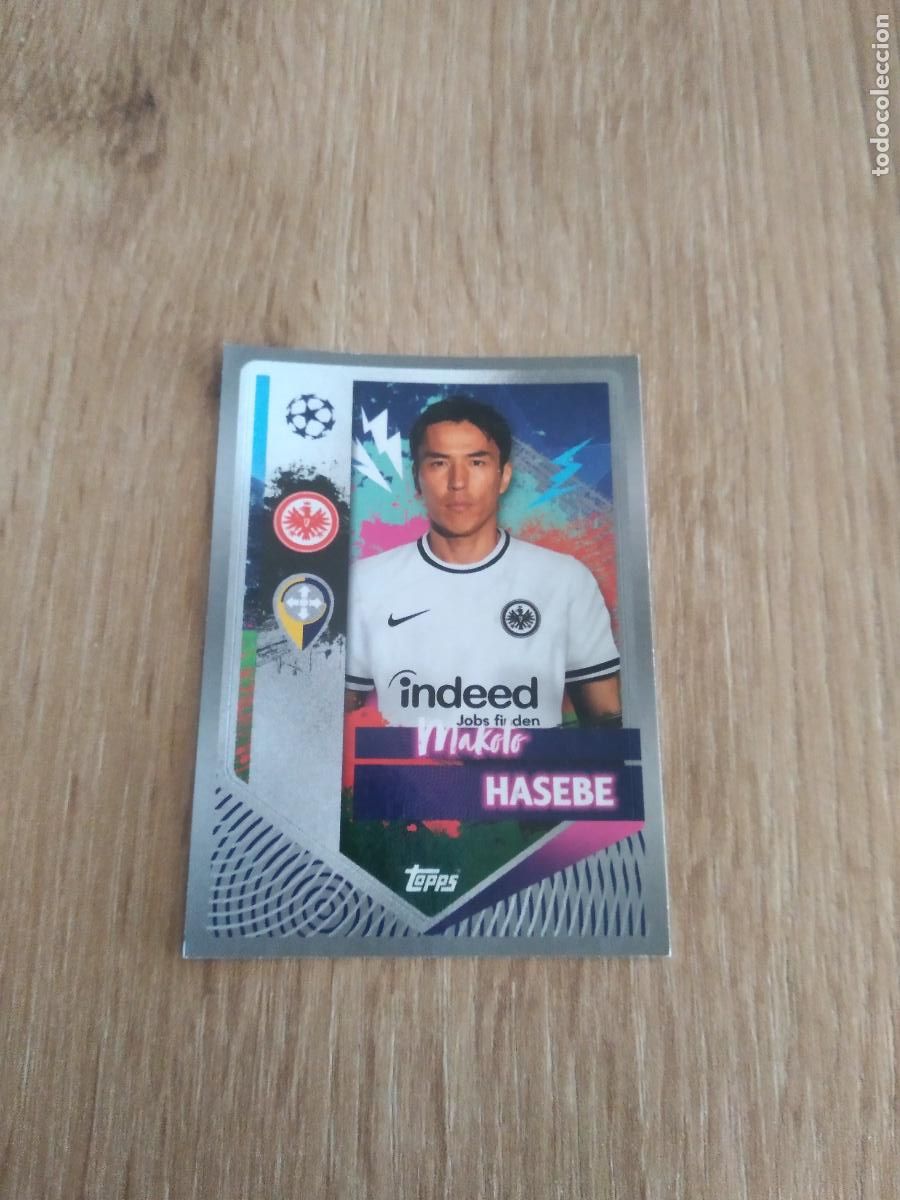 Cromos de F&uacute;tbol: 179 MAKOTO HASEBE Eintracht Fr&aacute;ncfort CROMO FUTBOL UEFA CHAMPIONS LEAGUE 2022-2023 TOPPS 22-23