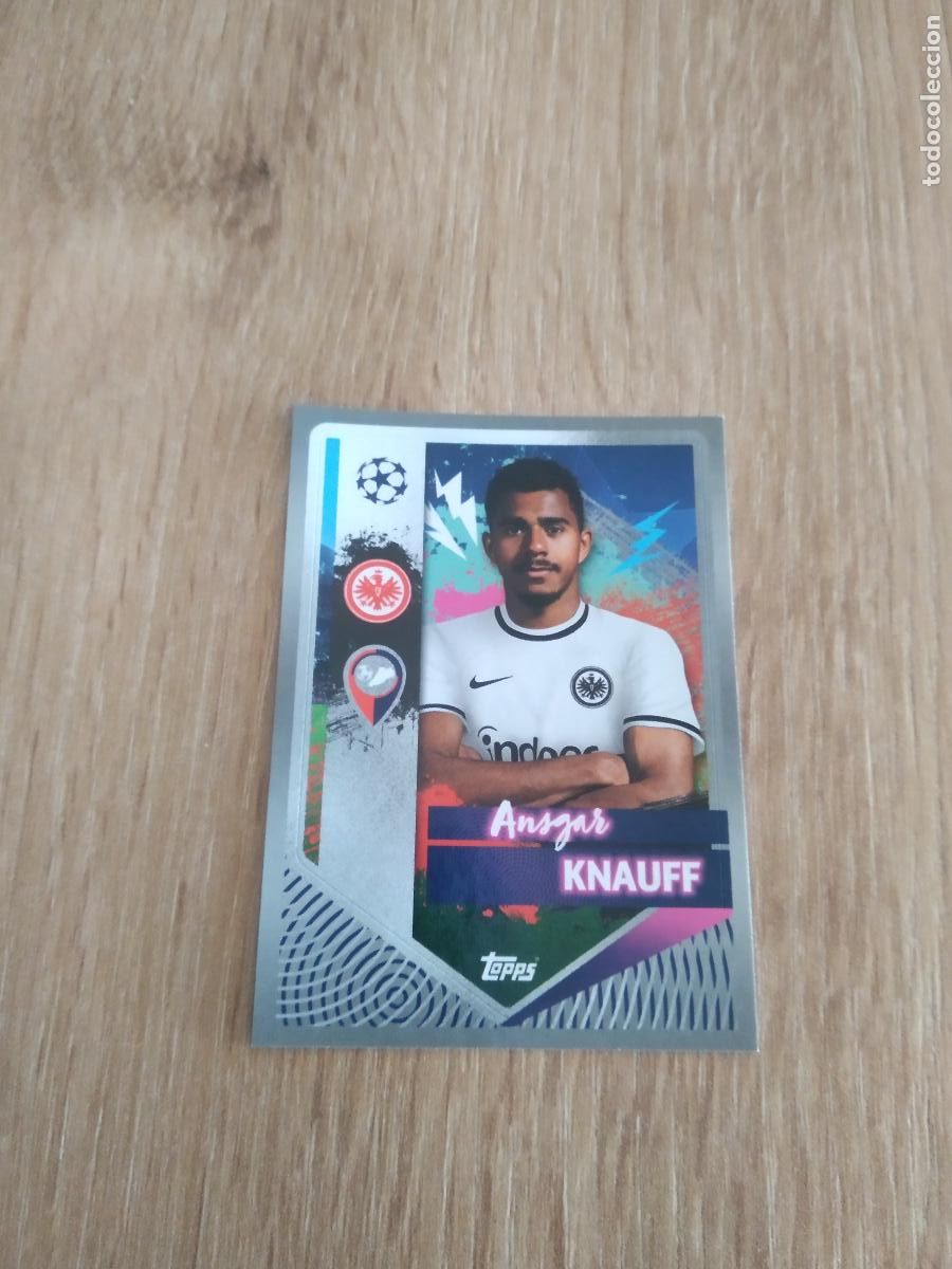 Cromos de F&uacute;tbol: 184 KNAUFF Eintracht Fr&aacute;ncfort CROMO FUTBOL UEFA CHAMPIONS LEAGUE 2022-2023 TOPPS 22-23