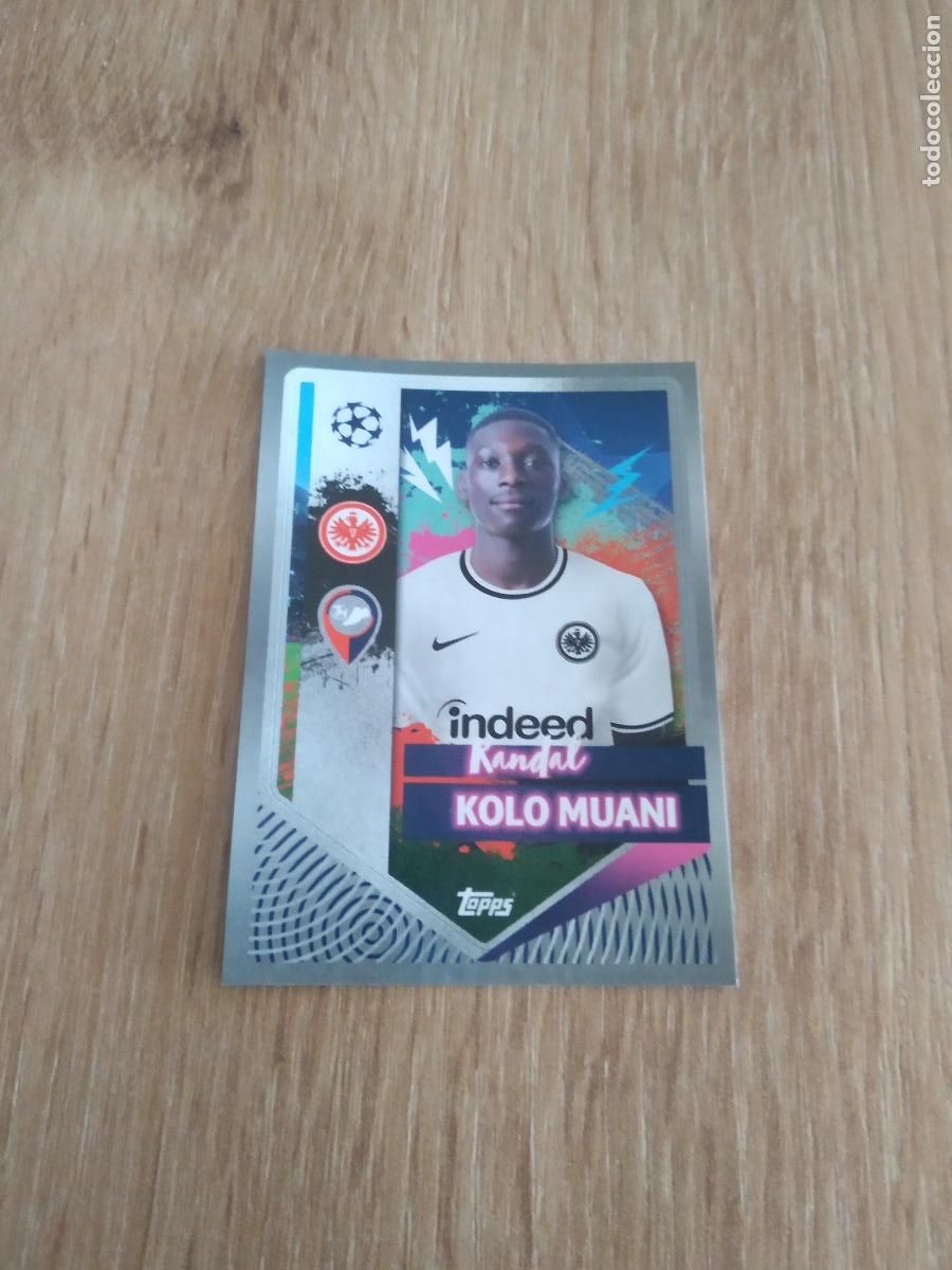 Cromos de F&uacute;tbol: 186 KOLO MUANI Eintracht Fr&aacute;ncfort CROMO FUTBOL UEFA CHAMPIONS LEAGUE 2022-2023 TOPPS 22-23