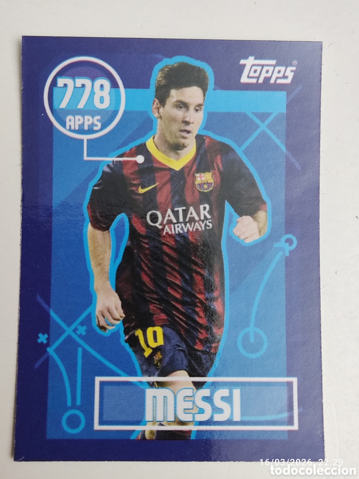 Cromos de F&uacute;tbol: Lionel Messi Topps Sticker FC Barcelona 25 26