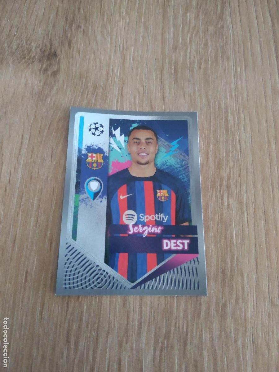 Cromos de Futebol: 190 SERGI&Ntilde;O DEST BARCELONA BAR&Ccedil;A CROMO FUTBOL UEFA CHAMPIONS LEAGUE 2022-2023 TOPPS 22-23