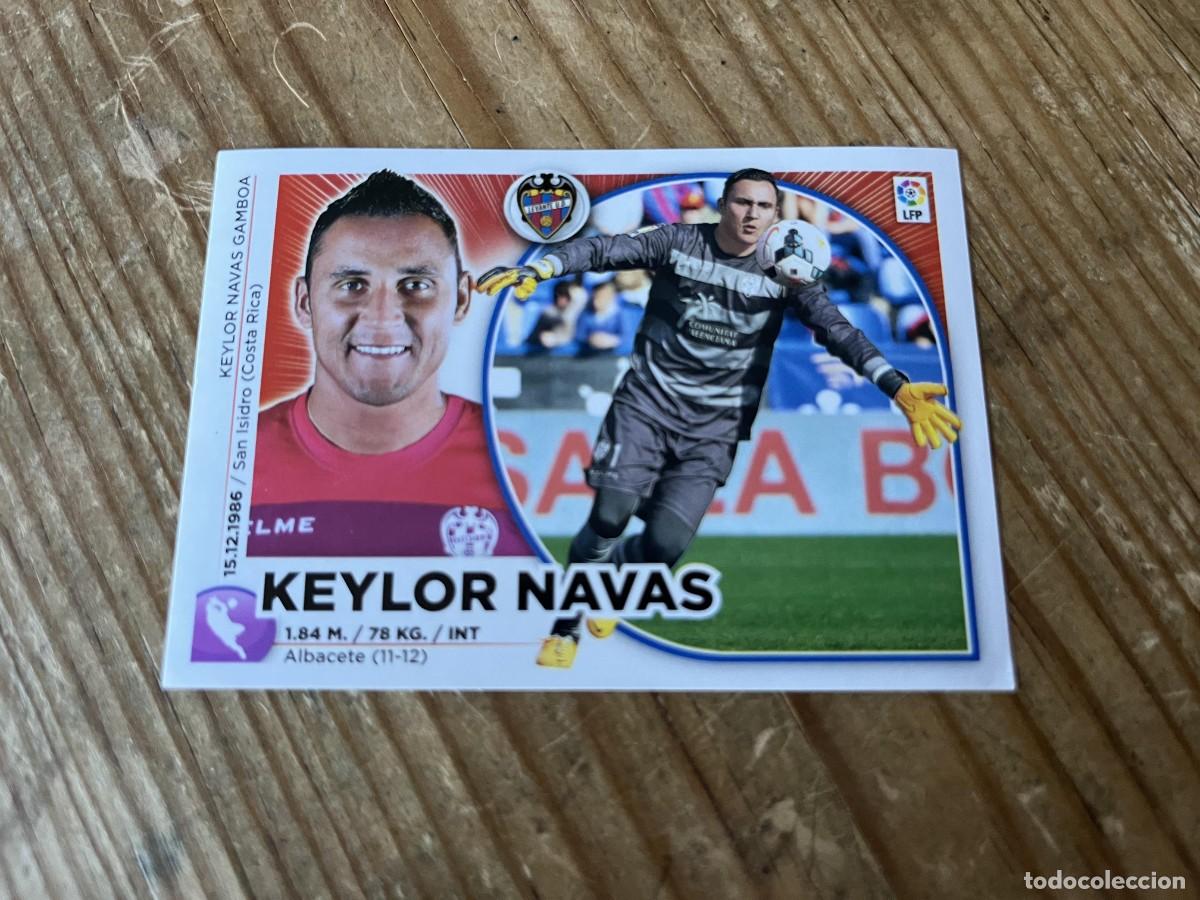 Fu&szlig;ball-Sticker: CROMO SIN PEGAR NUNCA PEGADO ALBUM LIGA ESTE 14 15 2014 2015 LEVANTE # 1 KEYLOR NAVAS