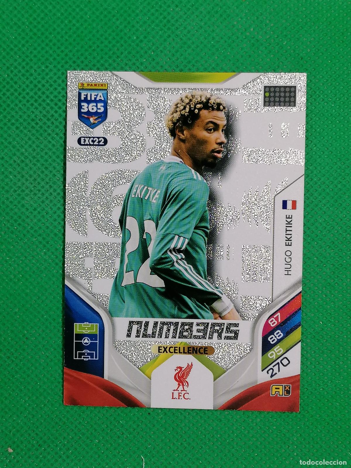 Cromos de Futebol: EXC 22 EXC22 EKITIKE LIVERPOOL NUMBERS EXCELLENCE ⚽PANINI ADRENALYN FIFA 365 2025 2026 25 26 ⚽