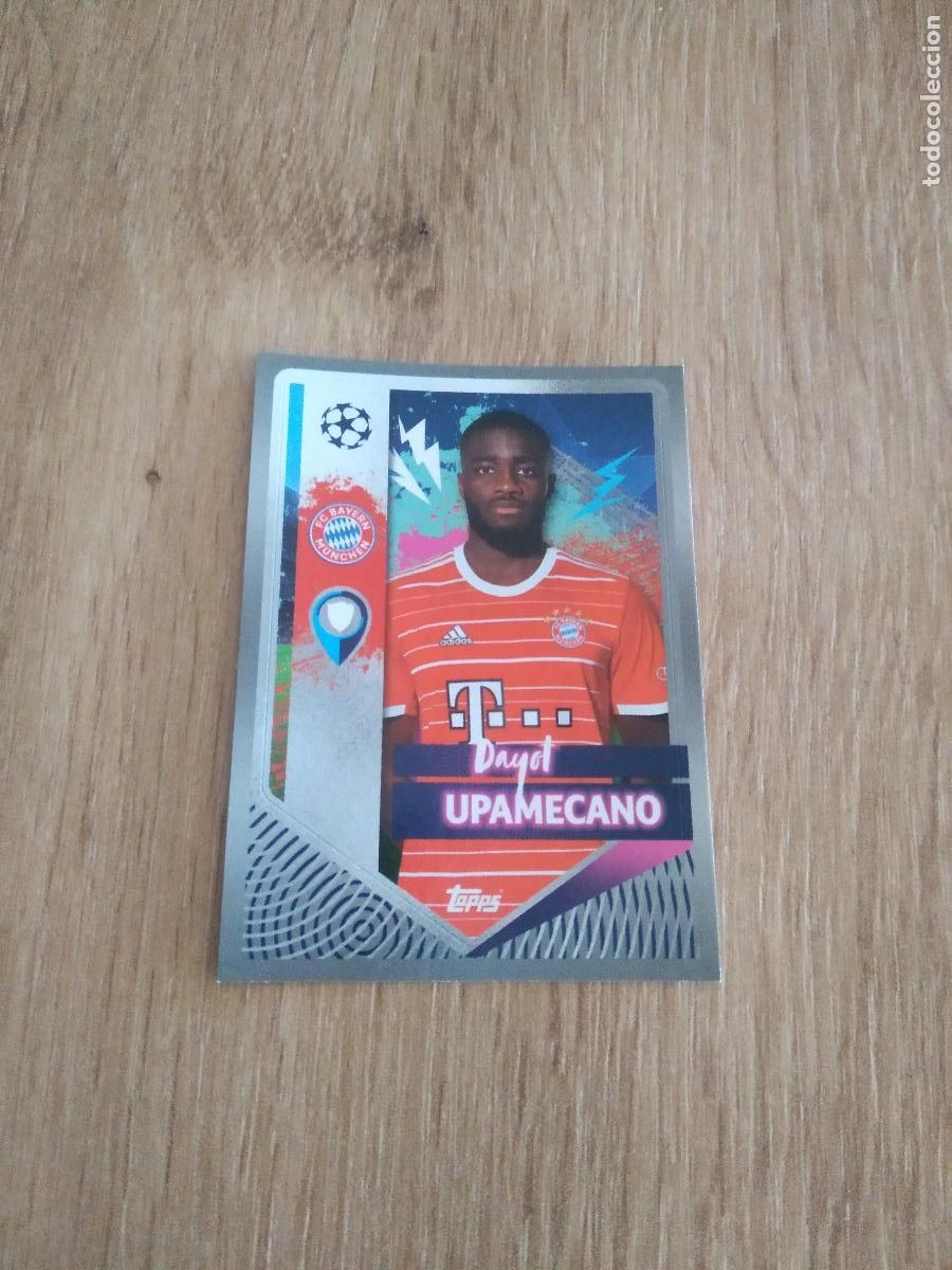 Cromos de Futebol: 209 UPAMECANO BAYERN MUNICH CROMO FUTBOL UEFA CHAMPIONS LEAGUE 2022-2023 TOPPS 22-23