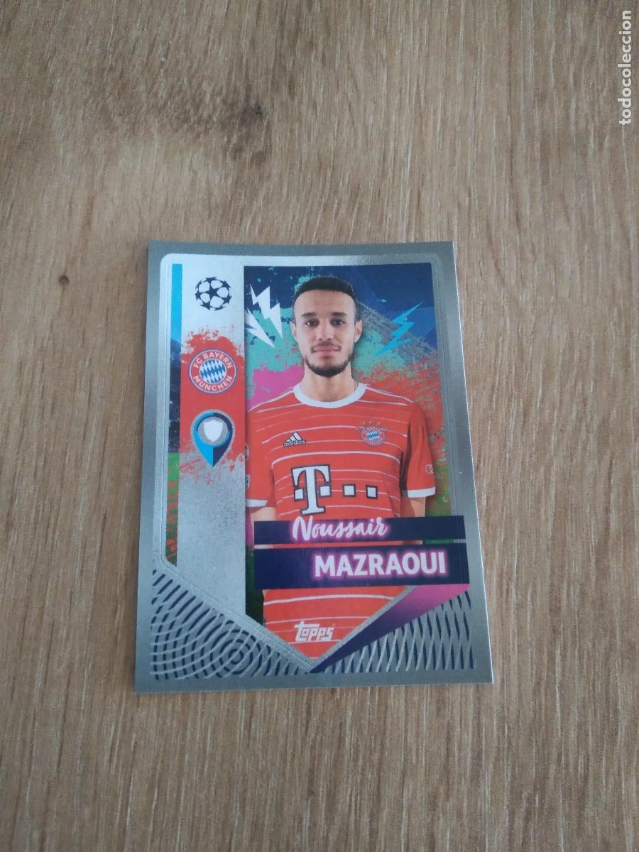 Cromos de Futebol: 210 MAZRAOUI BAYERN MUNICH CROMO FUTBOL UEFA CHAMPIONS LEAGUE 2022-2023 TOPPS 22-23