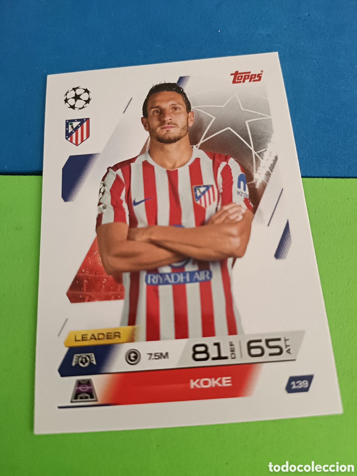 Cromos de Futebol: Topps Match Attax 2025 2026 - 139 Koke Atl&eacute;tico de Madrid