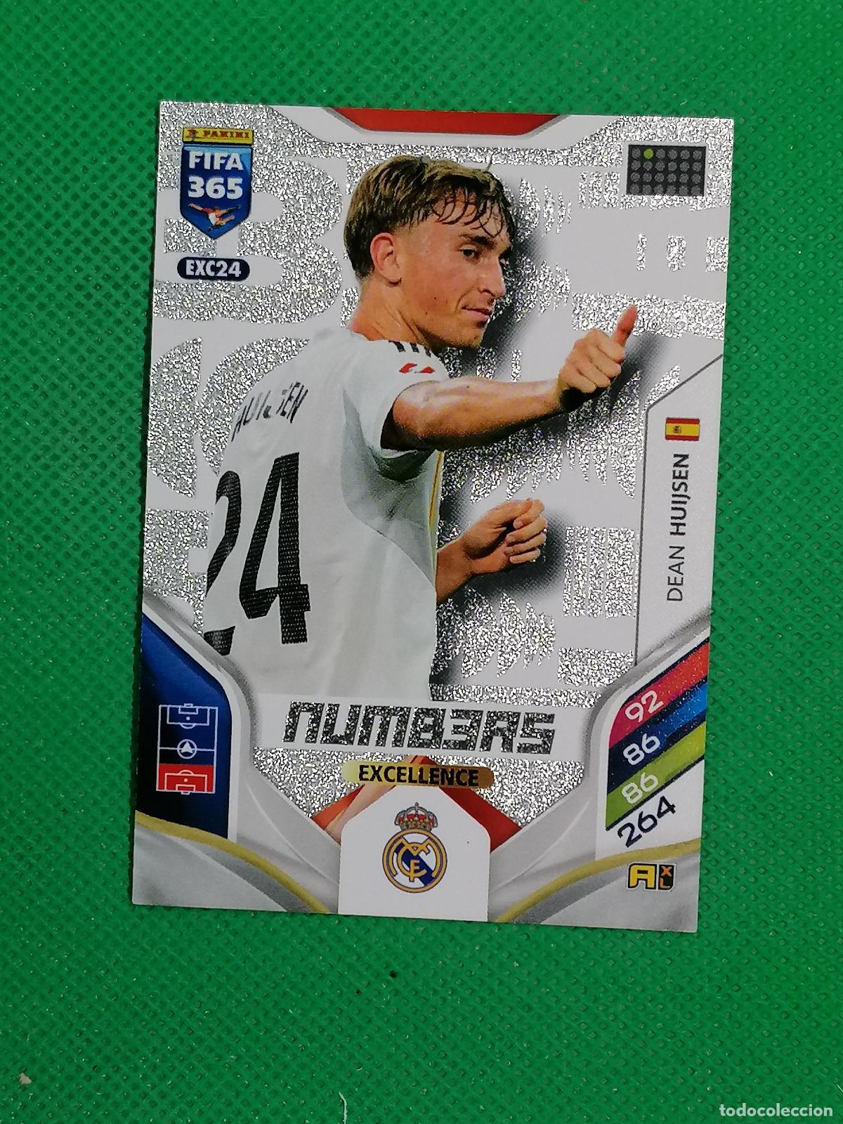 Cromos de F&uacute;tbol: EXC 24 EXC24 HUIJSEN REAL MADRID NUMBERS EXCELLENCE ⚽PANINI ADRENALYN FIFA 365 2025 2026 25 26 ⚽