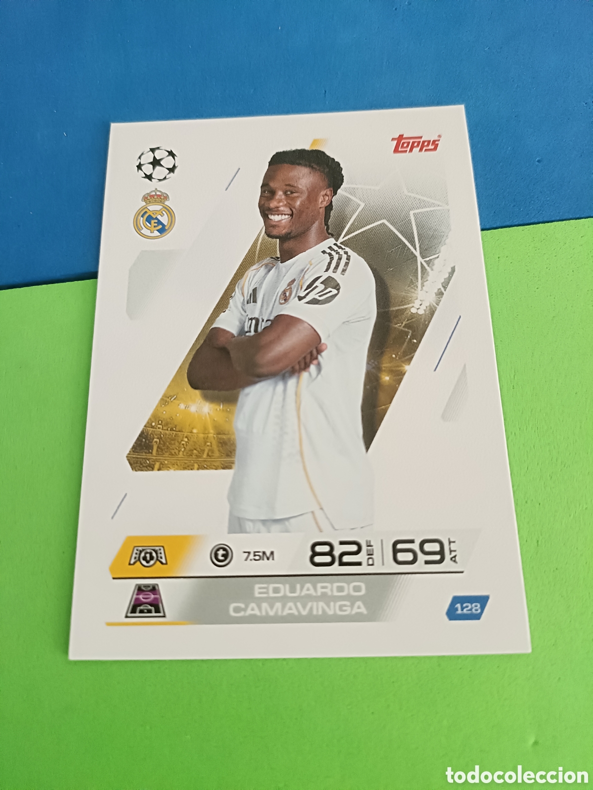 Figurine di Calcio: Topps Match Attax 2025 2026 - 128 Camavinga Real Madrid