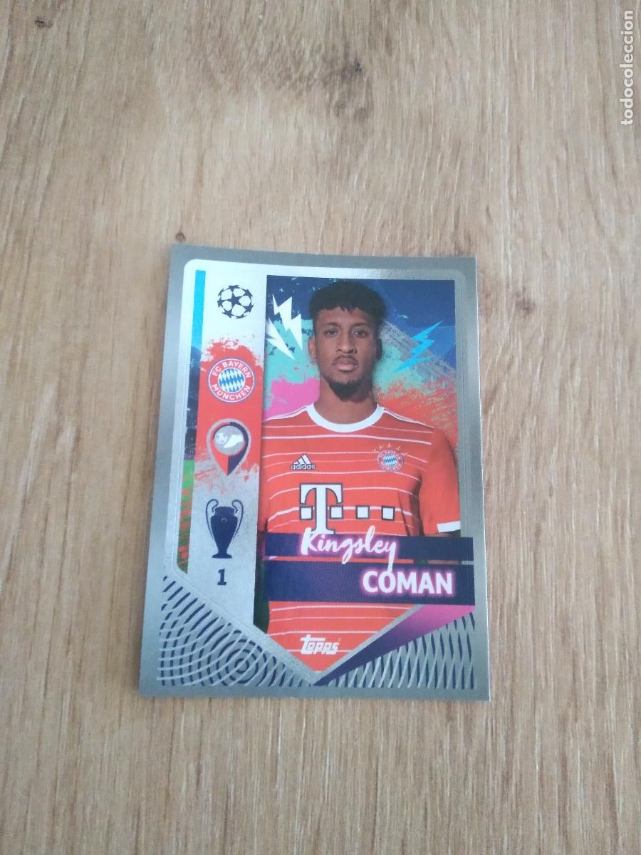 Figurine di Calcio: 222 COMAN BAYERN MUNICH CROMO FUTBOL UEFA CHAMPIONS LEAGUE 2022-2023 TOPPS 22-23