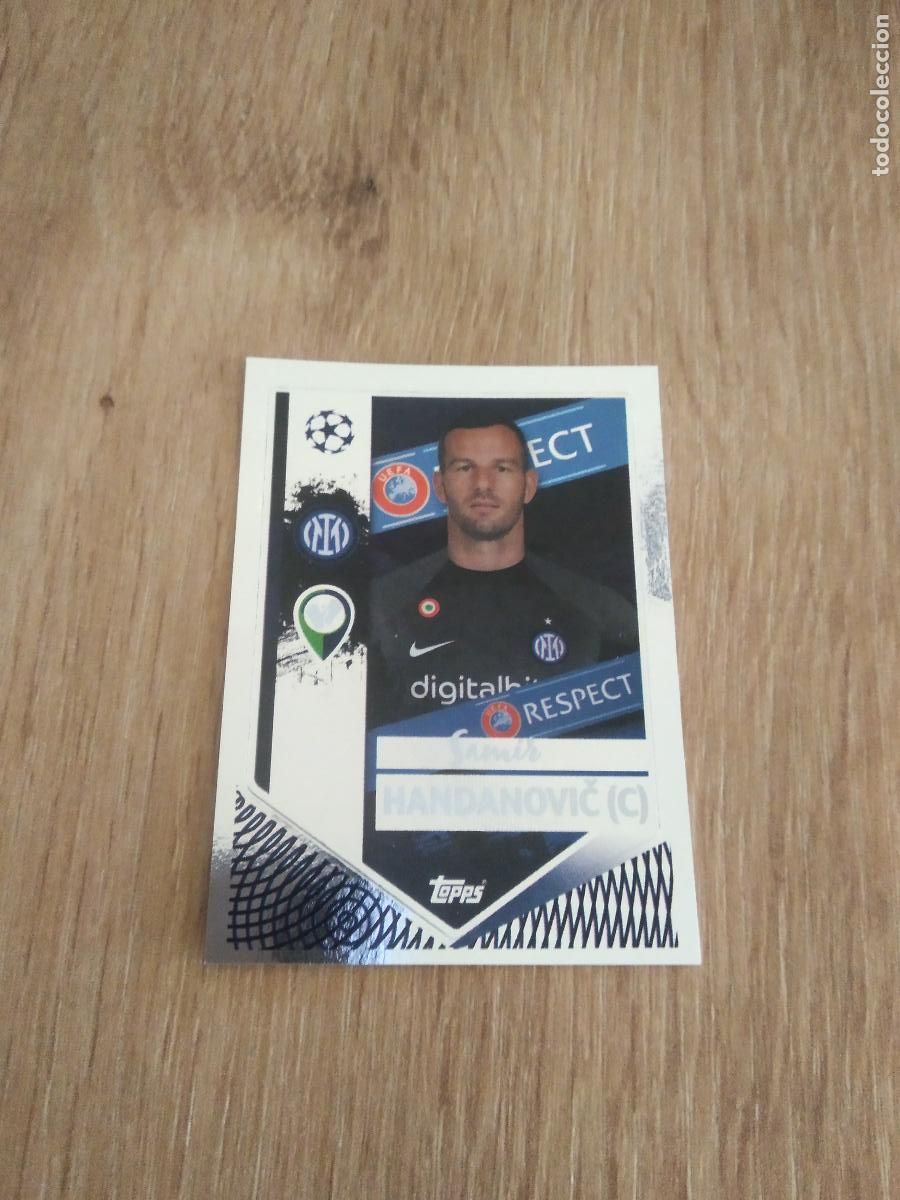 Figurine di Calcio: 225 HANDANOVIC INTER MILAN CROMO FUTBOL UEFA CHAMPIONS LEAGUE 2022-2023 TOPPS 22-23