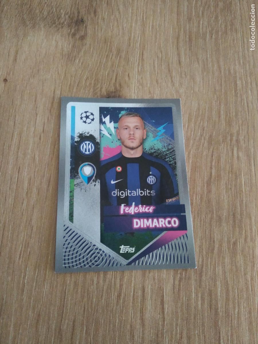 Cartes &agrave; collectionner de Football: 229 DIMARCO INTER MILAN CROMO FUTBOL UEFA CHAMPIONS LEAGUE 2022-2023 TOPPS 22-23