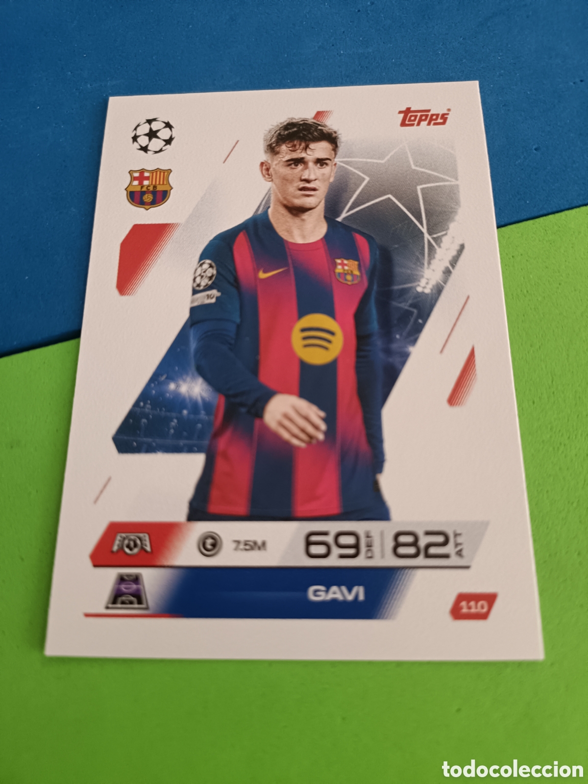 Cartes &agrave; collectionner de Football: Topps Match Attax 2025 2026 - 110 Gavi Barcelona
