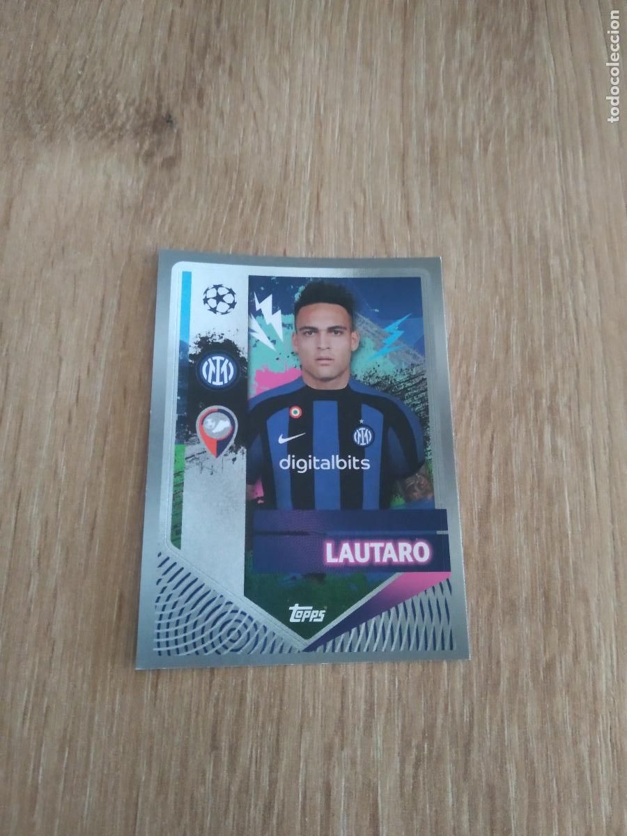 Cromos de F&uacute;tbol: 240 LAUTARO MARTINEZ INTER MILAN CROMO FUTBOL UEFA CHAMPIONS LEAGUE 2022-2023 TOPPS 22-23