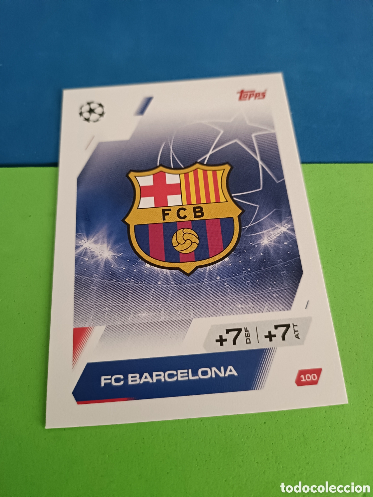 Cromos de F&uacute;tbol: Topps Match Attax 2025 2026 - 100 Escudo Barcelona
