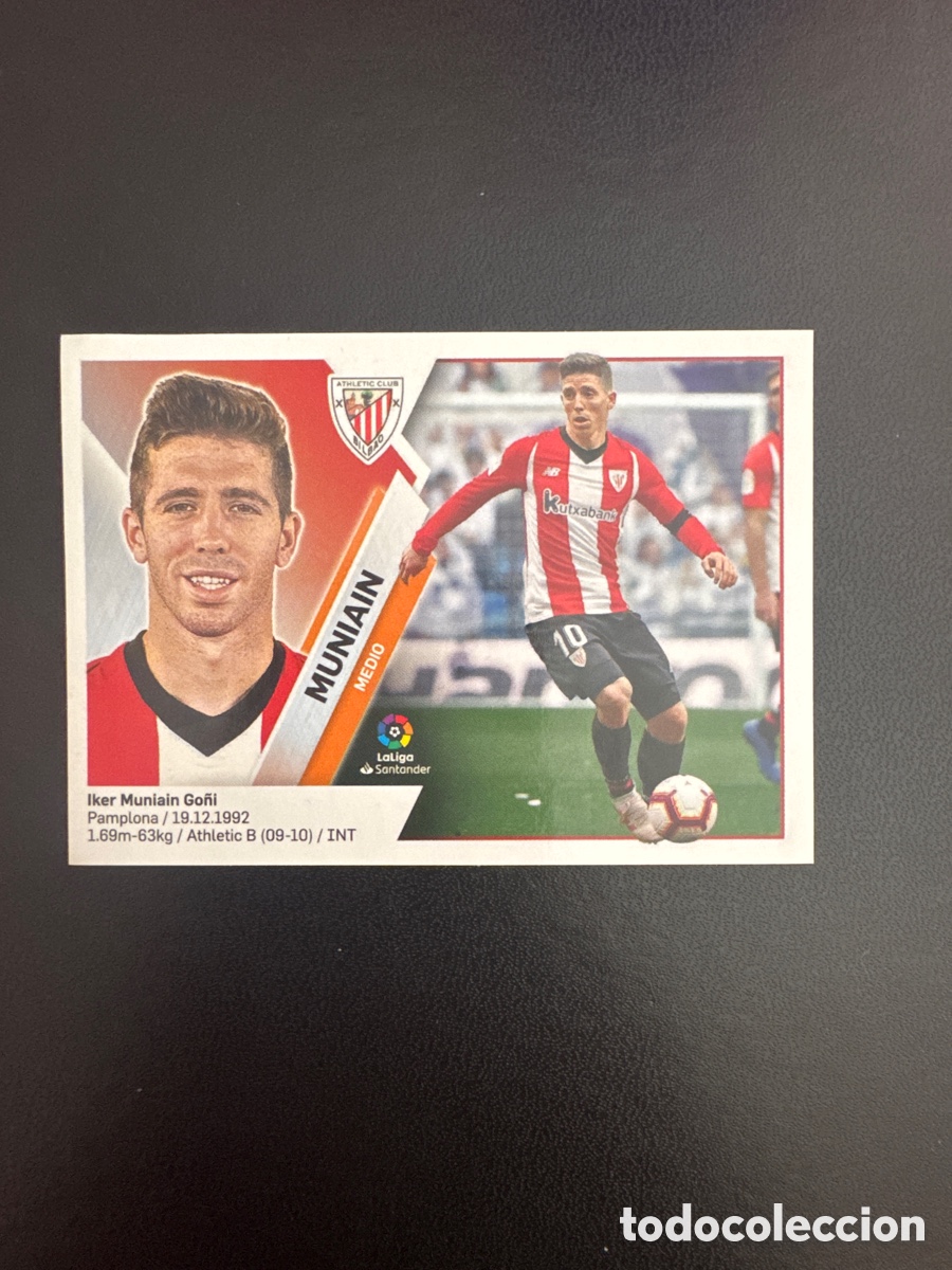 Cromos de f&uacute;tbol: MUNIAIN ATHLETIC DE BILBAO N&Uacute;MERO 12 LIGA ESTE 2019 2020