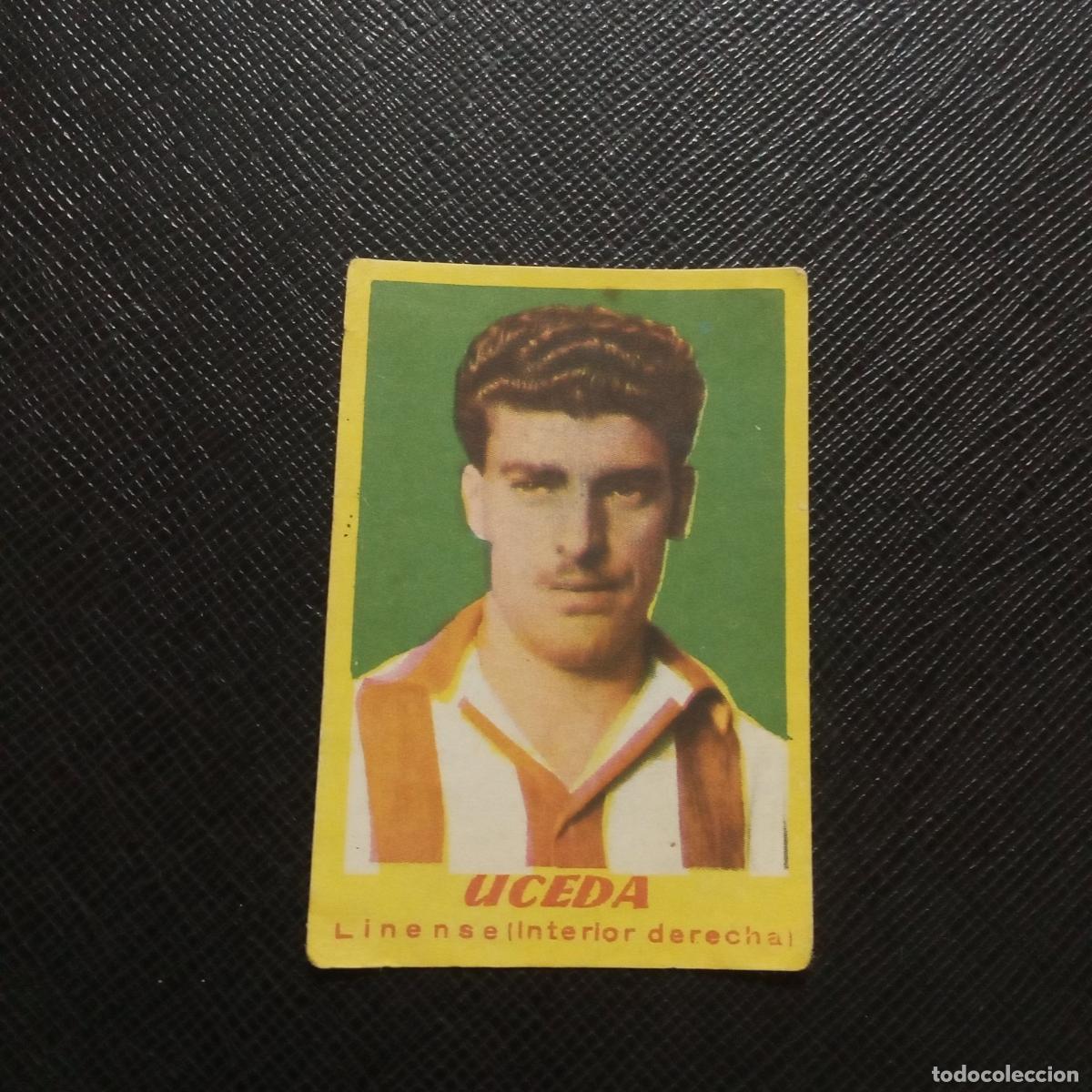 Football Stickers: UCEDA LINENSE BRUGUERA 1950 1951 CROMO FUTBOL 50 51 LIGA - DESPEGADO - A024 PG13