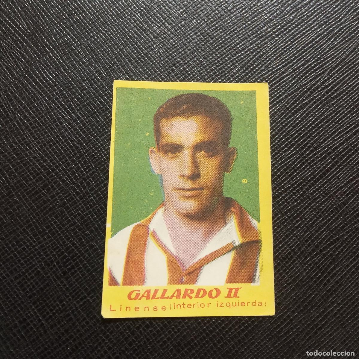 Cromos de F&uacute;tbol: GALLARDO II LINENSE BRUGUERA 1950 1951 CROMO FUTBOL 50 51 LIGA - DESPEGADO - A024 PG13