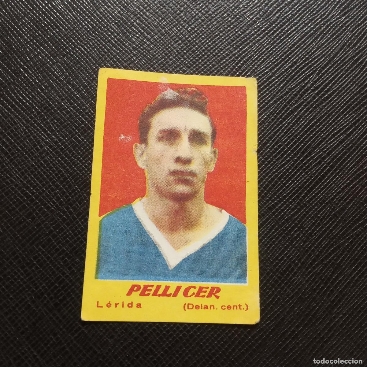 Cromos de F&uacute;tbol: PELLICER LERIDA BRUGUERA 1950 1951 CROMO FUTBOL 50 51 LIGA - DESPEGADO - A024 PG14