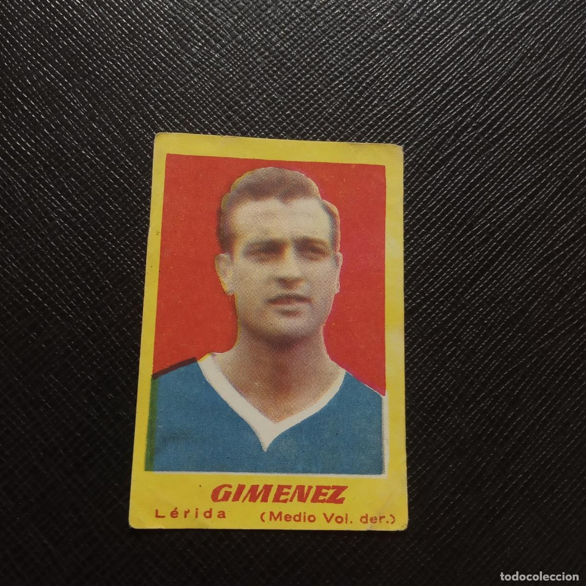 Cromos de F&uacute;tbol: GIMENEZ LERIDA BRUGUERA 1950 1951 CROMO FUTBOL 50 51 LIGA - DESPEGADO - A024 PG14