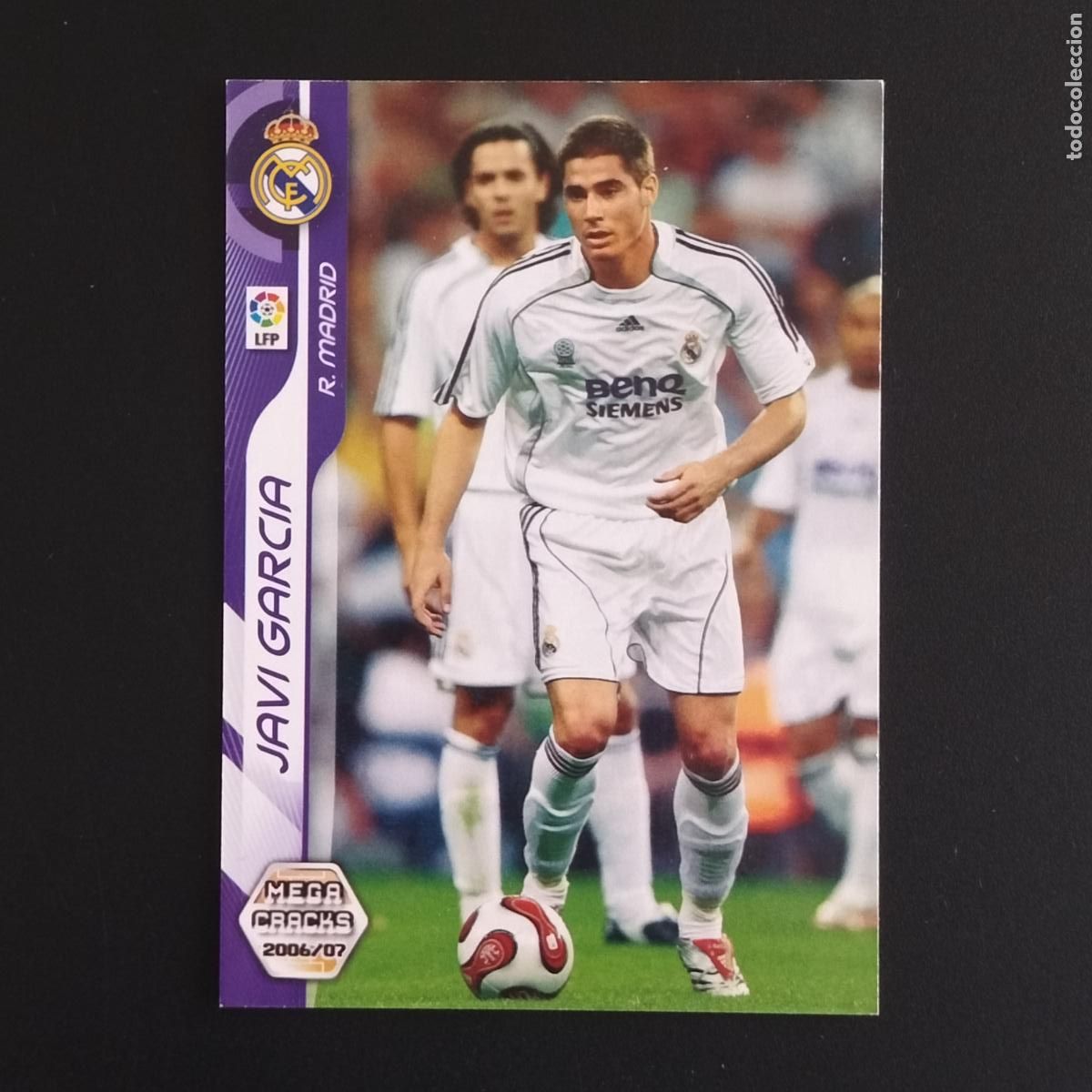 Cromos de F&uacute;tbol: FICHA 190 BIS JAVI GARCIA REAL MADRID CROMOS ALBUM MEGACRACKS LIGA FUTBOL 2006-2007 06-07 PANINI