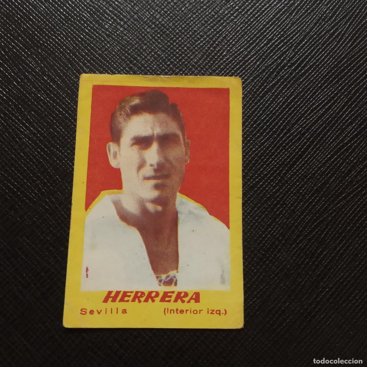 Cartes &agrave; collectionner de Football: HERRERA SEVILLA BRUGUERA 1950 1951 CROMO FUTBOL 50 51 LIGA - DESPEGADO - A024 PG27