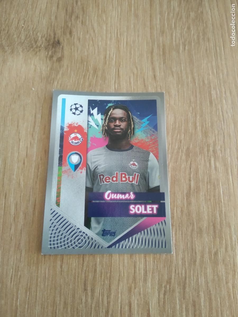 Cromos de Futebol: 266 OUMAR SOLET SALZBURG CROMO FUTBOL UEFA CHAMPIONS LEAGUE 2022-2023 TOPPS 22-23