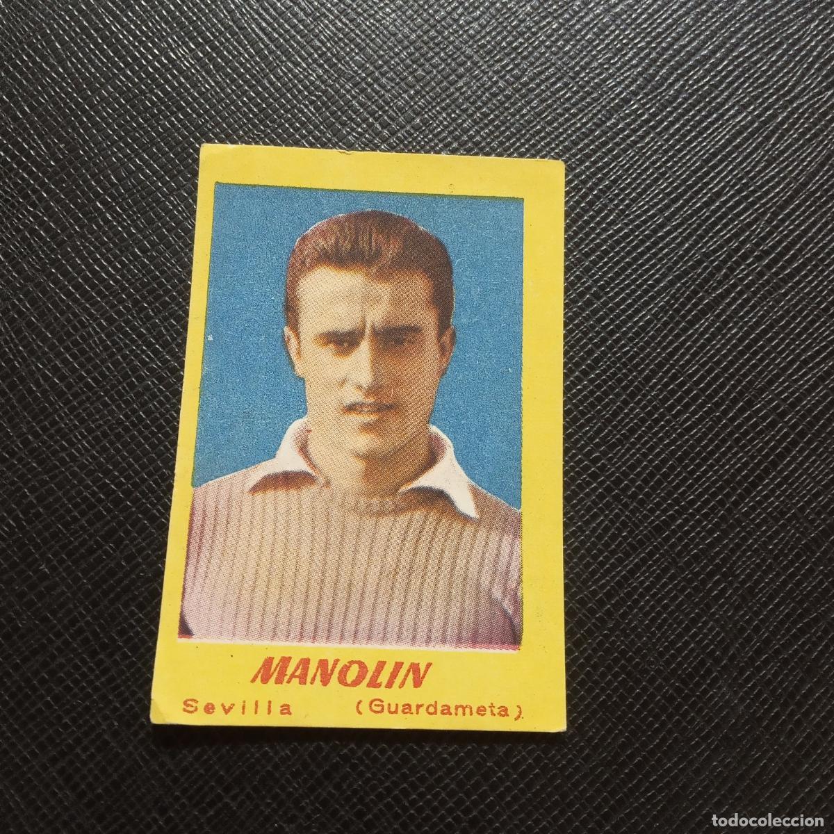 Cromos de Futebol: MANOLIN SEVILLA BRUGUERA 1950 1951 CROMO FUTBOL 50 51 LIGA - SIN PEGAR - A197 PG514