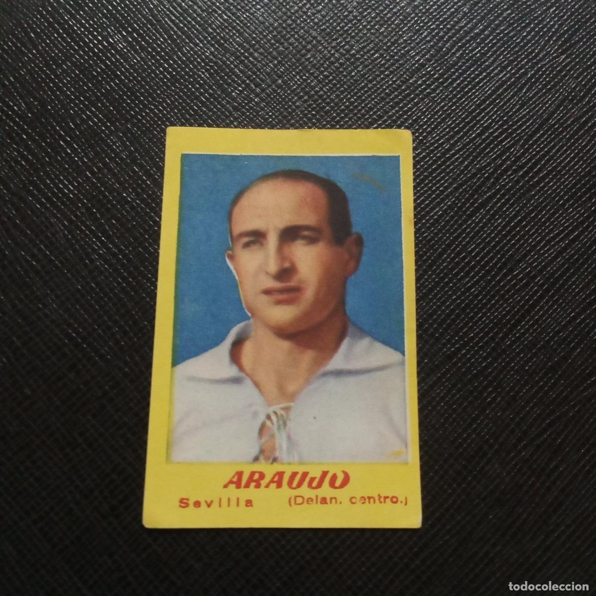 Cromos de Futebol: ARAUJO SEVILLA BRUGUERA 1950 1951 CROMO FUTBOL 50 51 LIGA - SIN PEGAR - A197 PG514