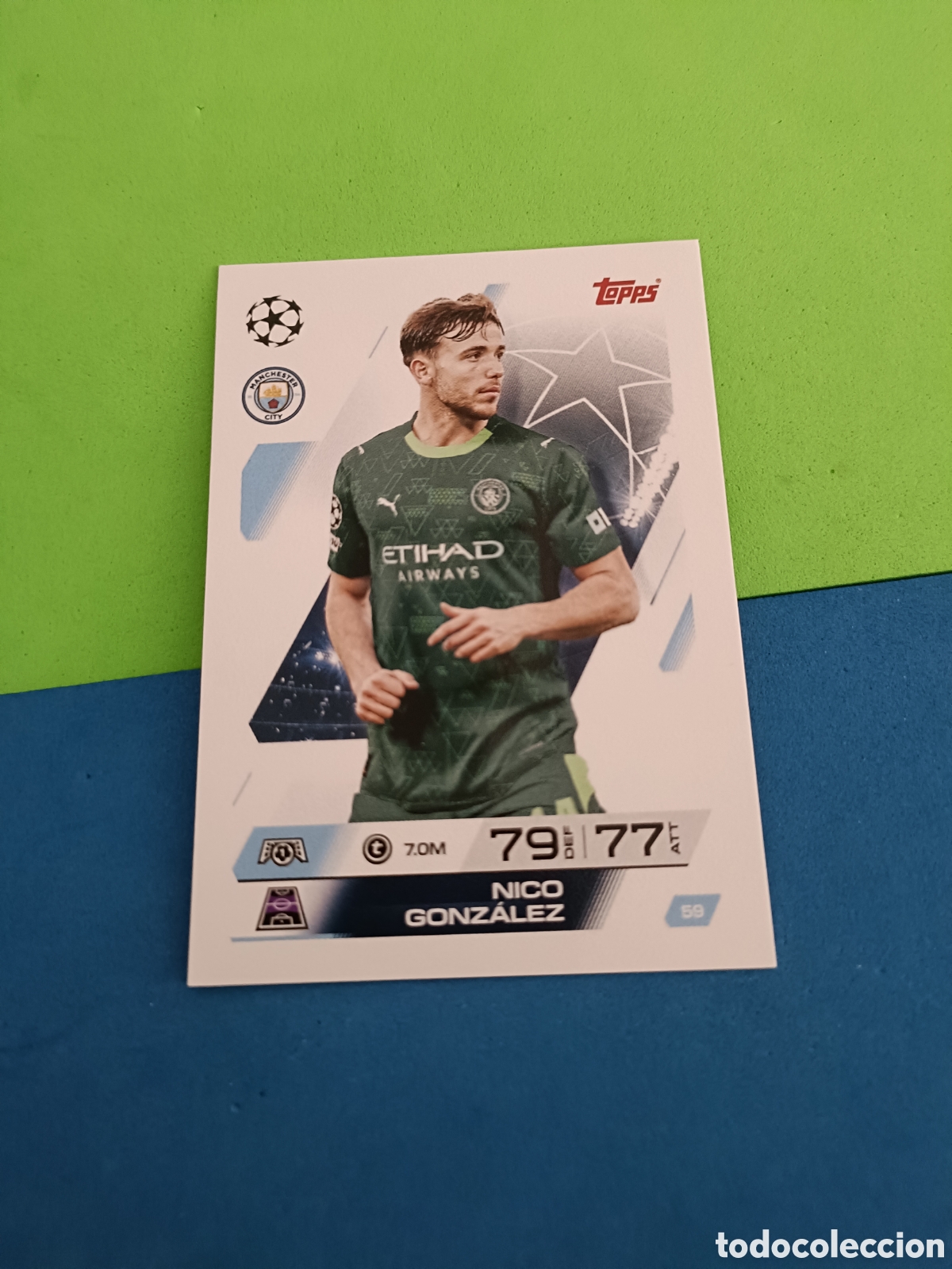 Cromos de F&uacute;tbol: Topps Match Attax 2025 2026 - 59 Nico Gonz&aacute;lez