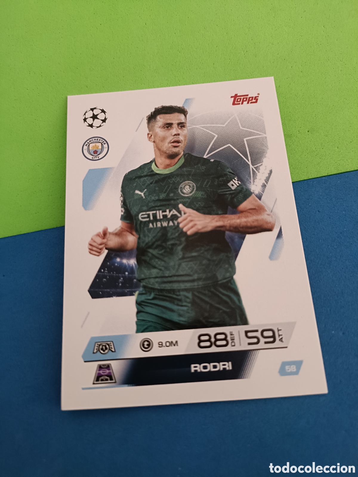 Cromos de F&uacute;tbol: Topps Match Attax 2025 2026 - 58 Rodri