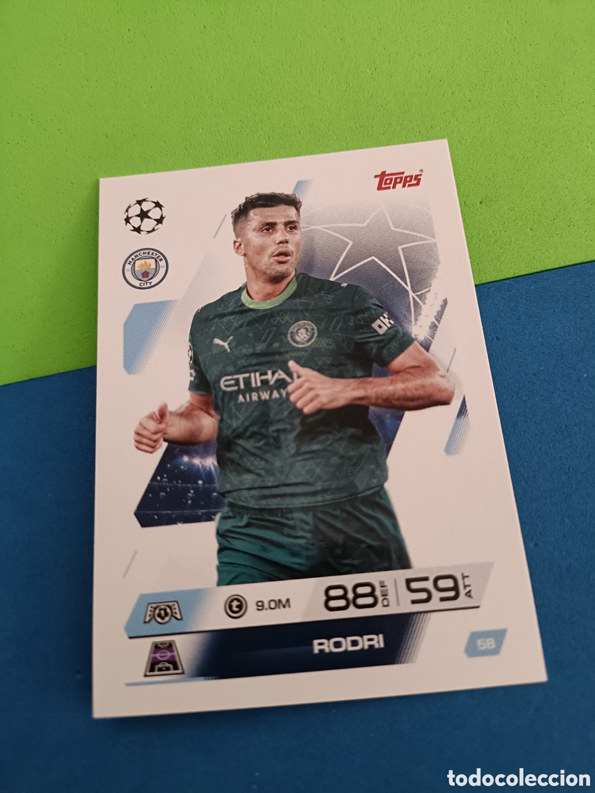 Cromos de F&uacute;tbol: Topps Match Attax 2025 2026 - 58 Rodri