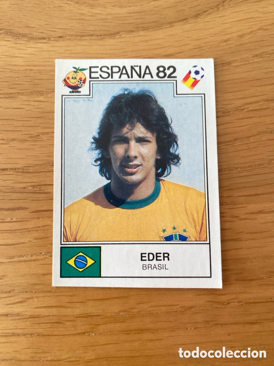 Cromos de F&uacute;tbol: Cromo panini mundial Espa&ntilde;a 82 n&uacute;mero 380 Eder - Sticker album World cup Spain 1982 Brasil