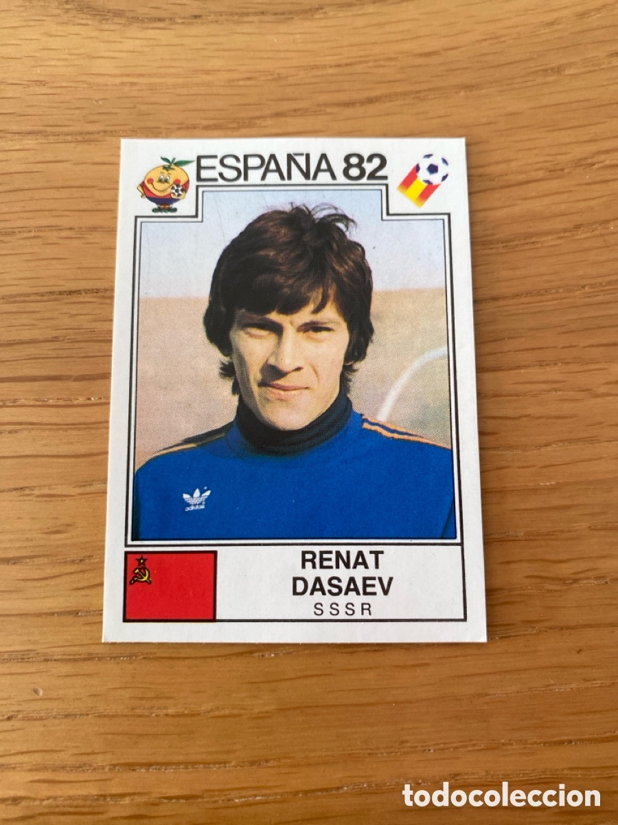 Figurine di Calcio: Cromo panini mundial Espa&ntilde;a 82 n&uacute;mero 384 Dasaev - Sticker album world cup Spain 1982 URSS
