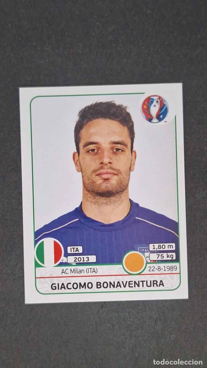 Figurine di Calcio: L1 GIACOMO BONAVENTURA SELECCION ITALIA 510 EUROCOPA 2016 PANINI NUNCA PEGADO SIN PEGAR