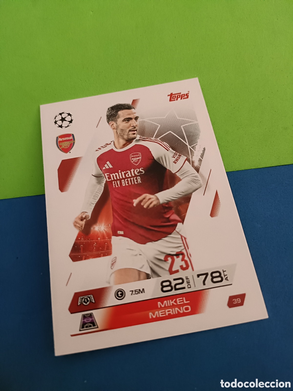 Fu&szlig;ball-Sticker: Topps Match Attax 2025 2026 - 39 Mikel Merino