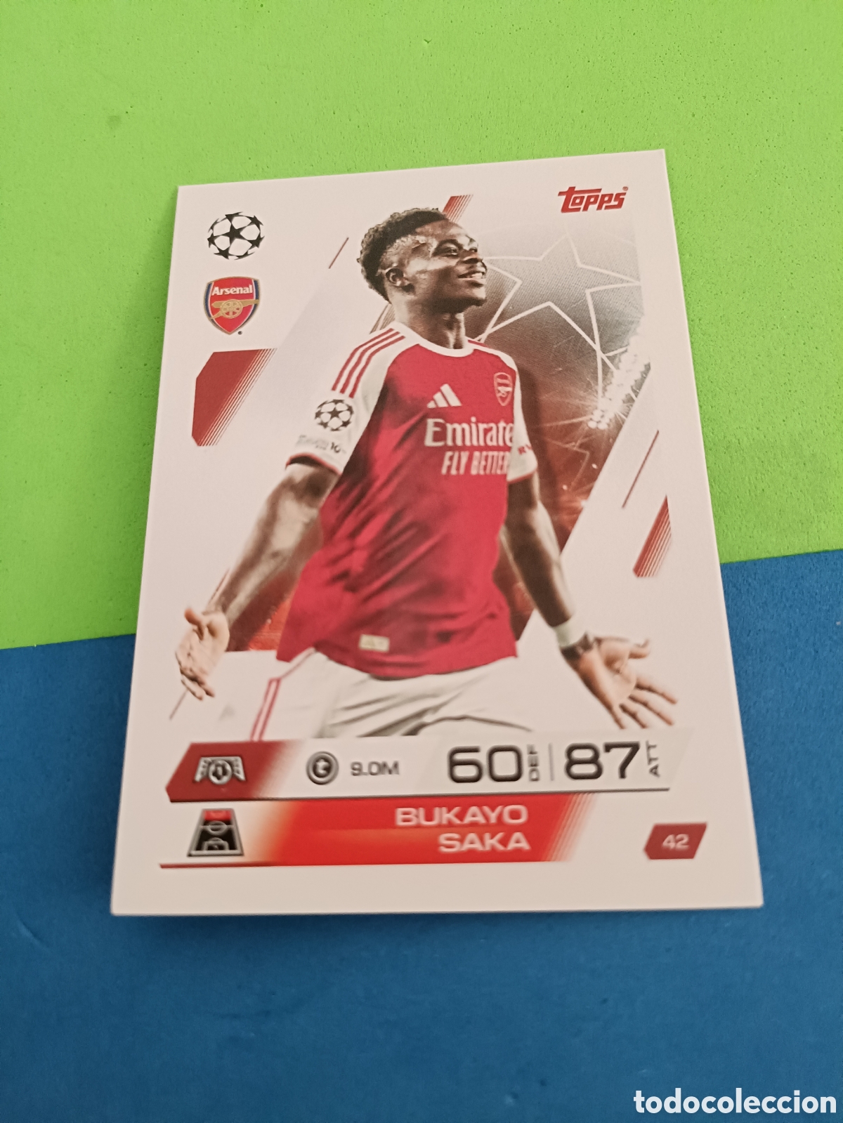 Cromos de Futebol: Topps Match Attax 2025 2026 - 42 Saka