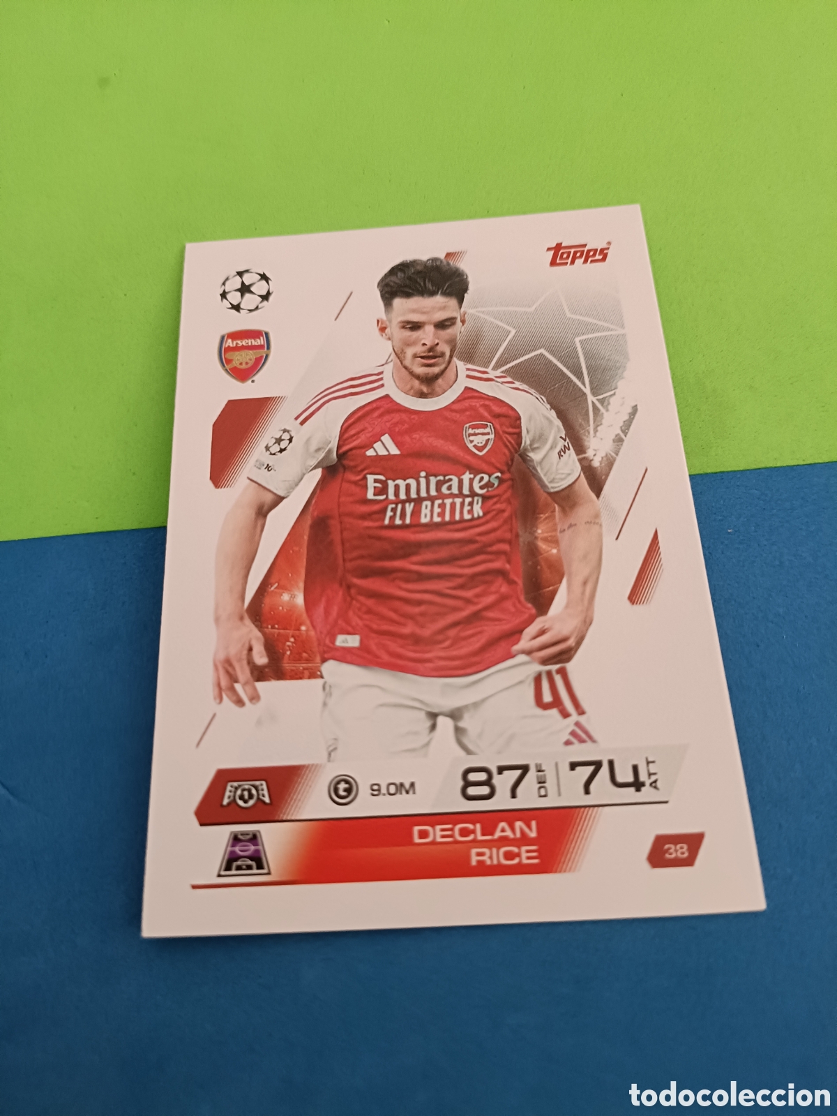 Cromos de Futebol: Topps Match Attax 2025 2026 - 38 Declan Rice