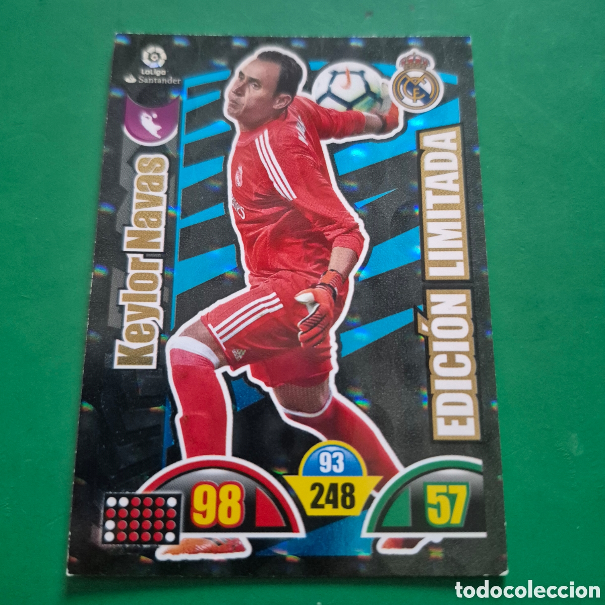 Cromos de F&uacute;tbol: ADRENALYN XL 2017 17 - 2018 18 EDICI&Oacute;N LIMITADA - KEYLOR NAVAS - REAL MADRID C.F.