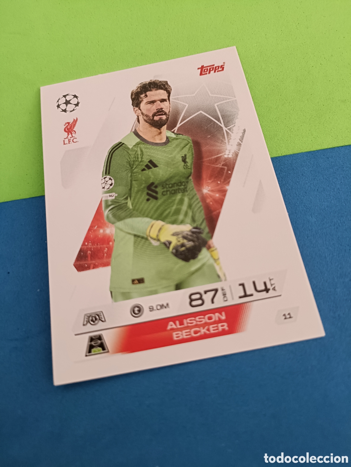 Cromos de F&uacute;tbol: Topps Match Attax 2025 2026 - 11 Alison Becker