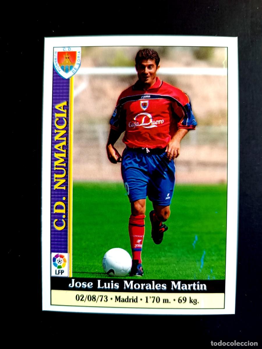 Cromos de F&uacute;tbol: 323 MORALES - C.D. NUMANCIA - MUNDICROMO 2000