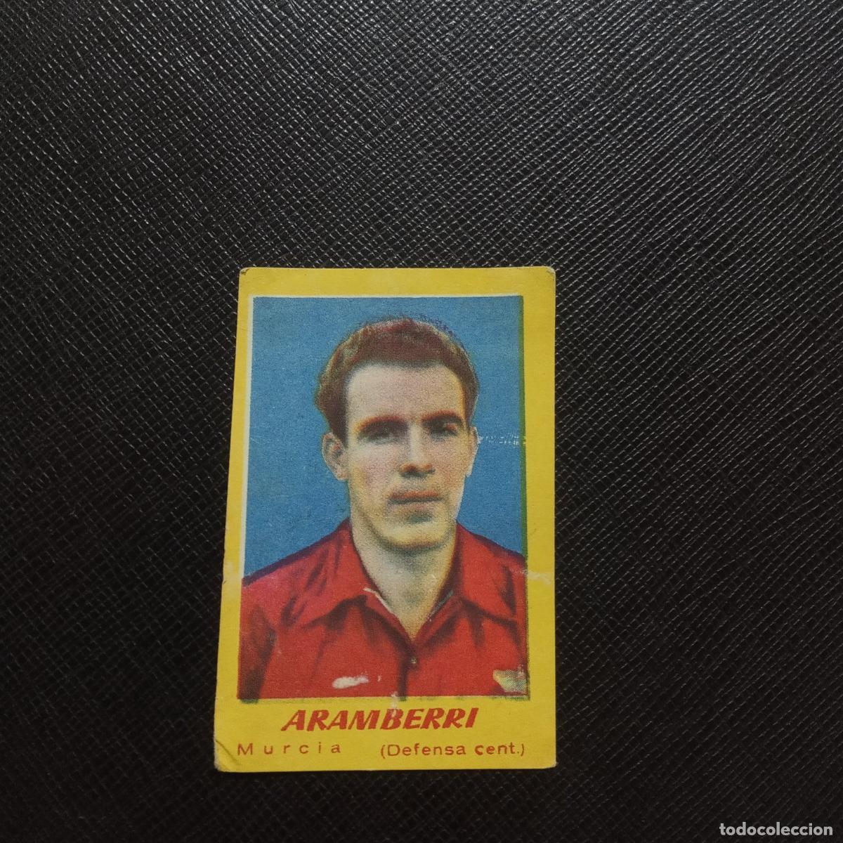 Cromos de F&uacute;tbol: ARAMBERRI MURCIA BRUGUERA 1950 1951 CROMO FUTBOL 50 51 LIGA - DESPEGADO - A196 PG3