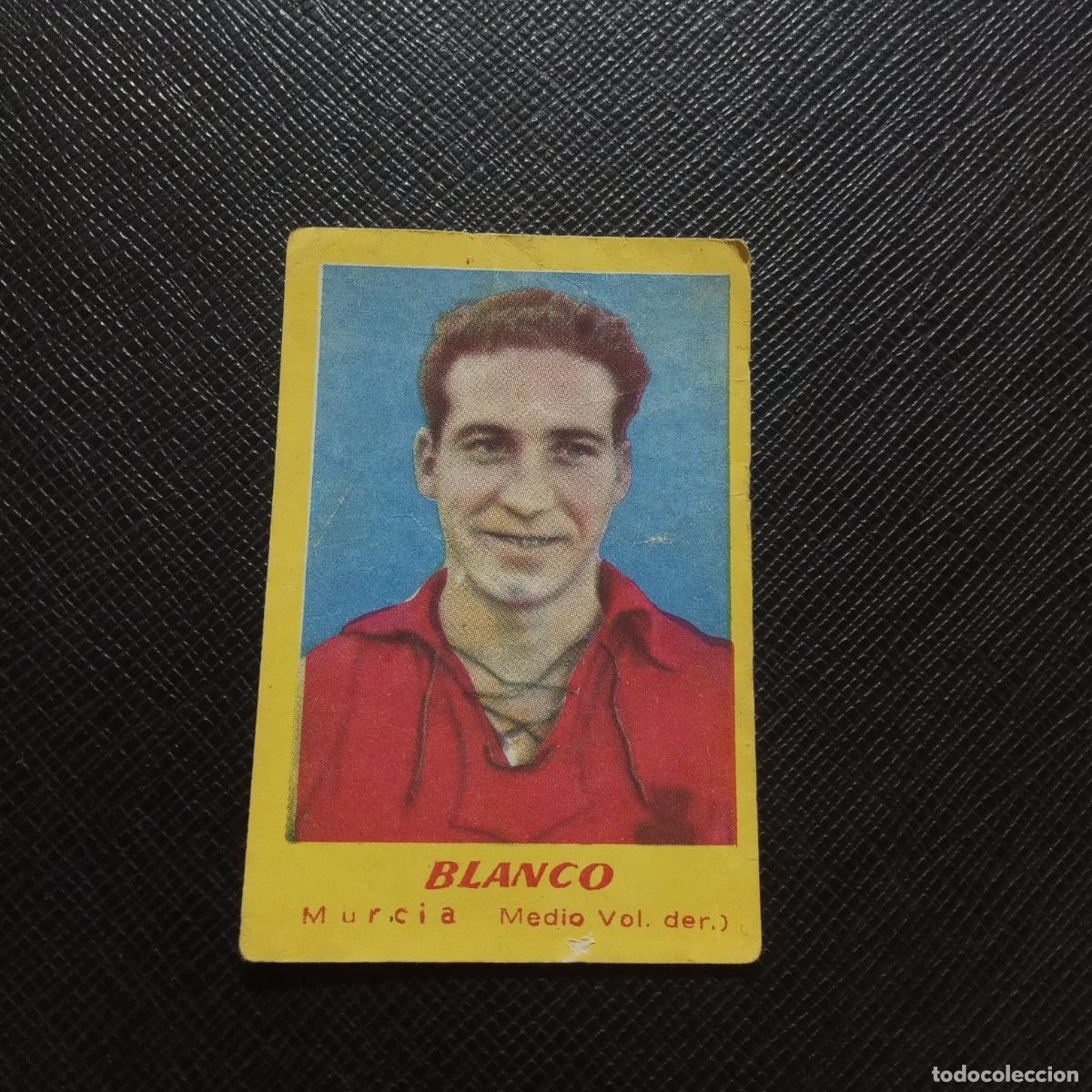 Fu&szlig;ball-Sticker: BLANCO MURCIA BRUGUERA 1950 1951 CROMO FUTBOL 50 51 LIGA - DESPEGADO - A196 PG6