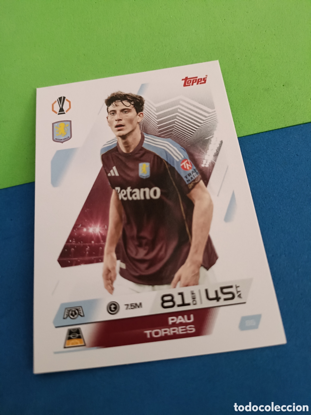 Cromos de Futebol: Topps Match Attax 2025 2026 - 85 Pau Torres