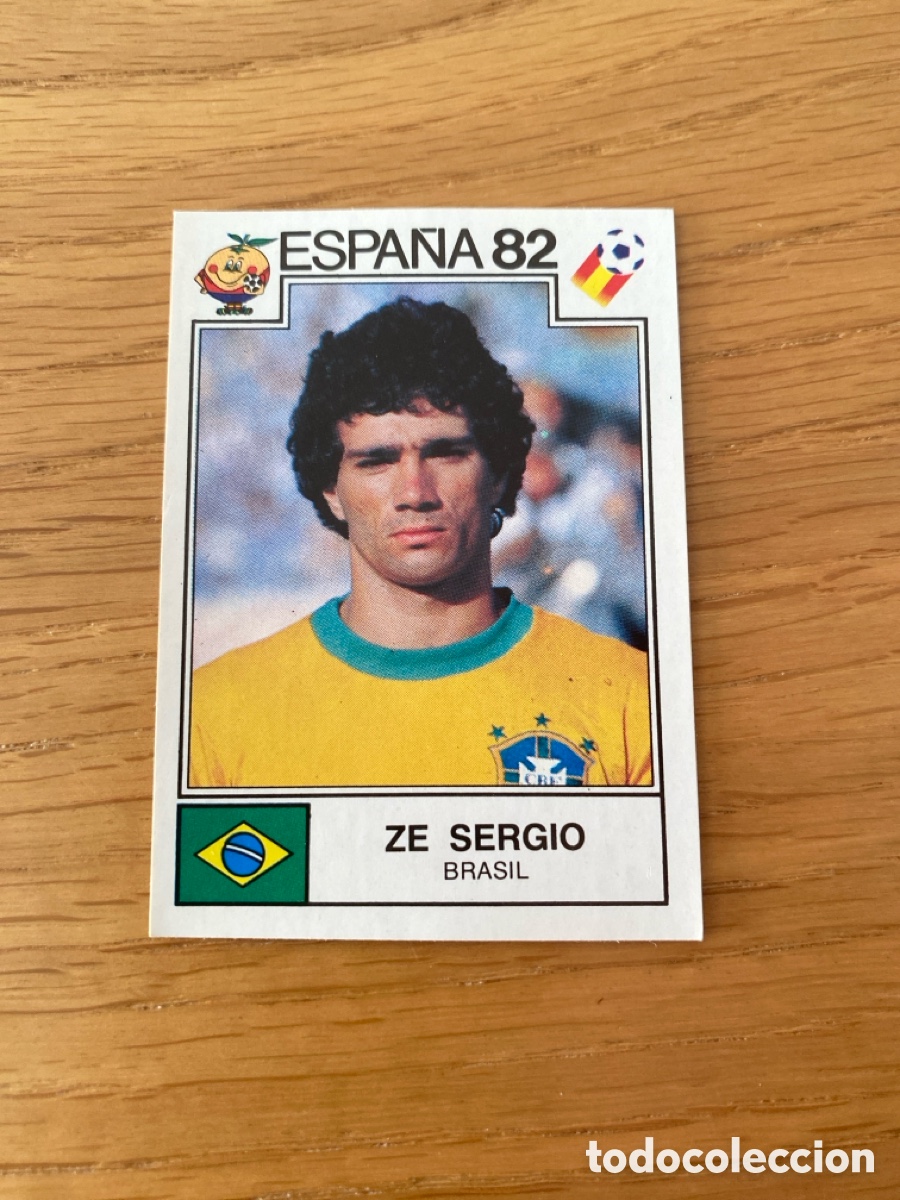 Cromos de Futebol: Cromo panini mundial Espa&ntilde;a 82 n&uacute;mero 381 Ze Sergio - Sticker album world cup Spain 1982